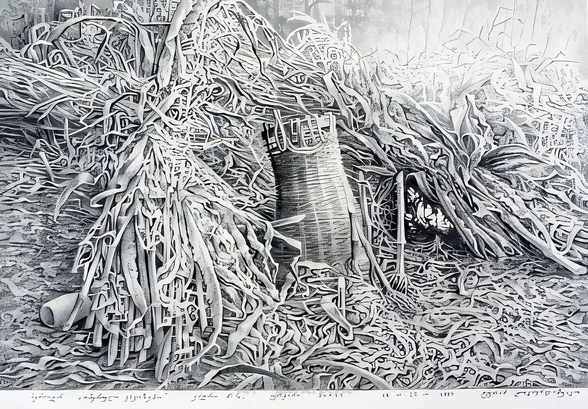69, 1989, бумага, карандаш, 34x50