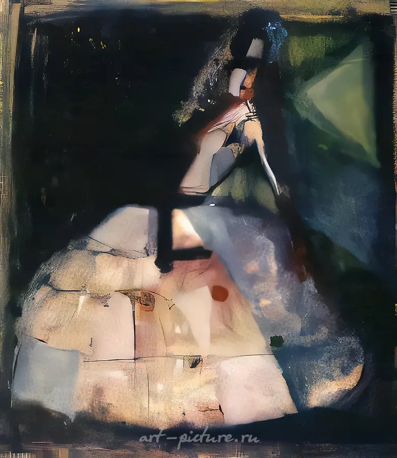 Танцовщица, 1992, холст, масло, 80х60. Собственность автора