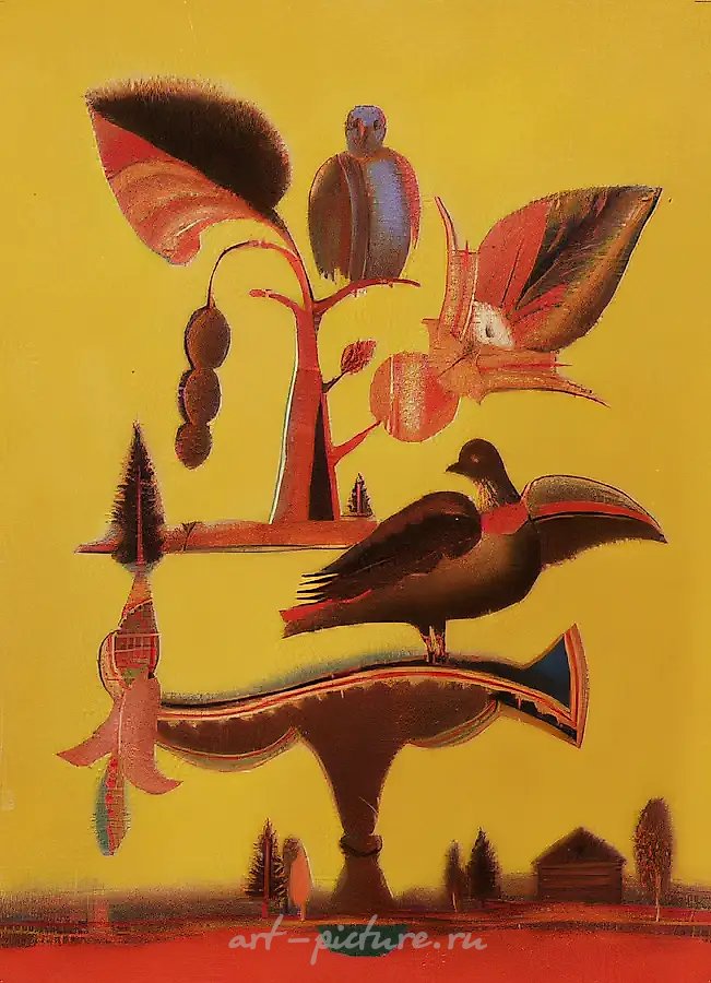 День, 1992, холст, масло, 60х80 Собственность автора