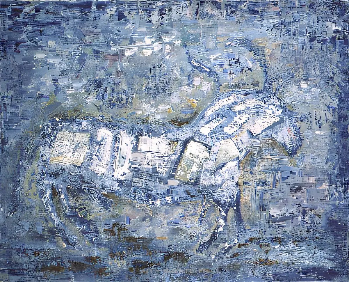 Белая лошадь, 1991, холст, масло, 58х72. Собственность автора