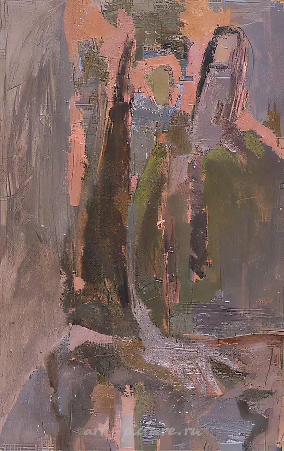 Паломник, 1993, холст, масло, 70х50