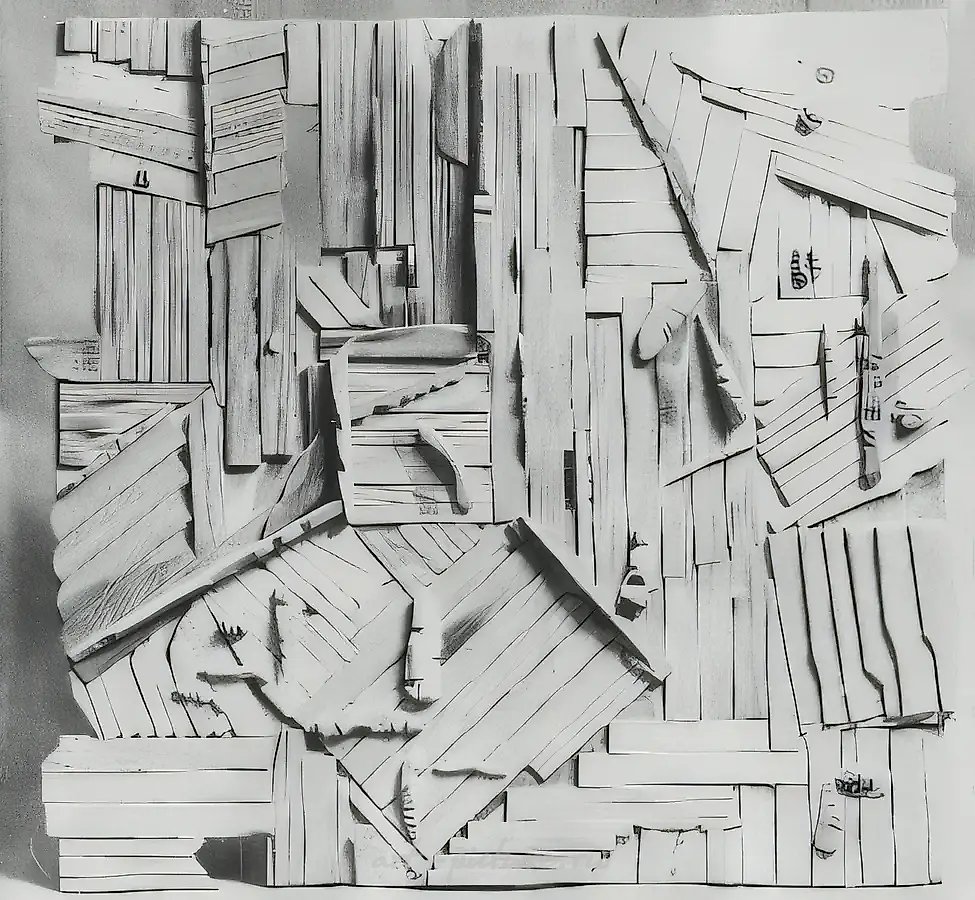 Рельеф, 1985, дерево, 60х60х3. Собственность автора