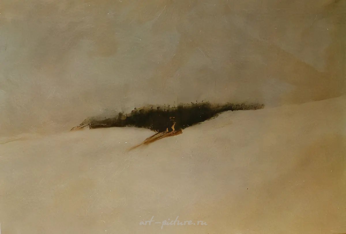 Зимняя «Россия», 1987, холст, масло, 60х80. Собственность автора