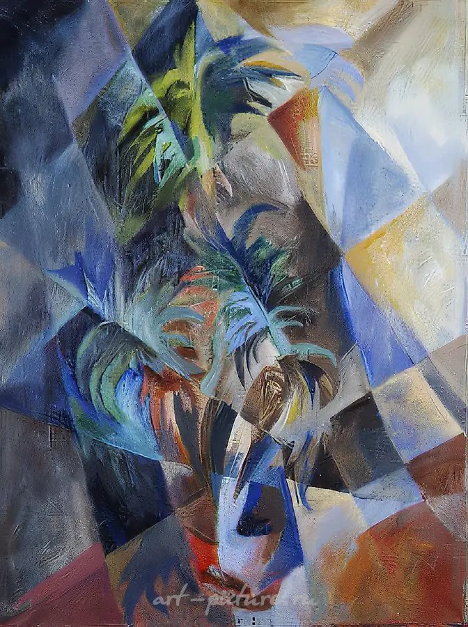 Алоэ, 1994, холст, масло, 80х60