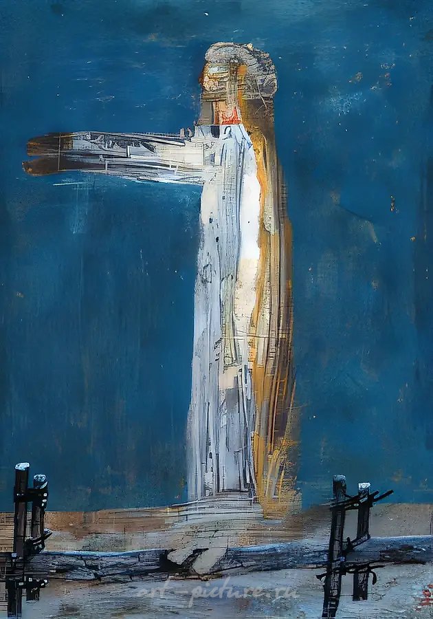 Равновесие, 1988, фанера, масло, 65х45