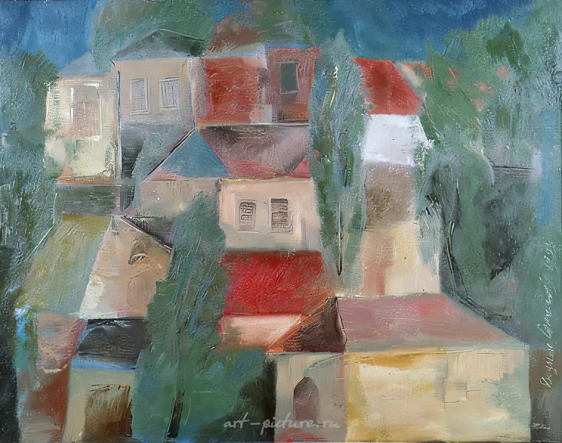 Венгерская мелодия, 1992, холст, масло, 80х100. Частная коллекция