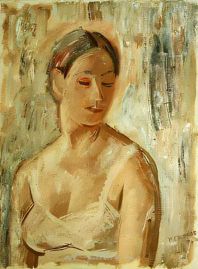 Света, 1976, холст, масло, 53х40. Собственность автора
