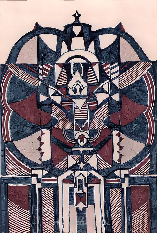 Симметрина 1, 1976, бумага, фломастер, 18х12. Собственность автора
