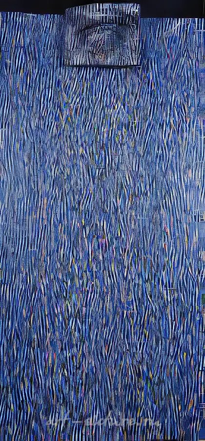 Ослепляющий дождь, 1992, холст, масло, 105х65 Собственность автора