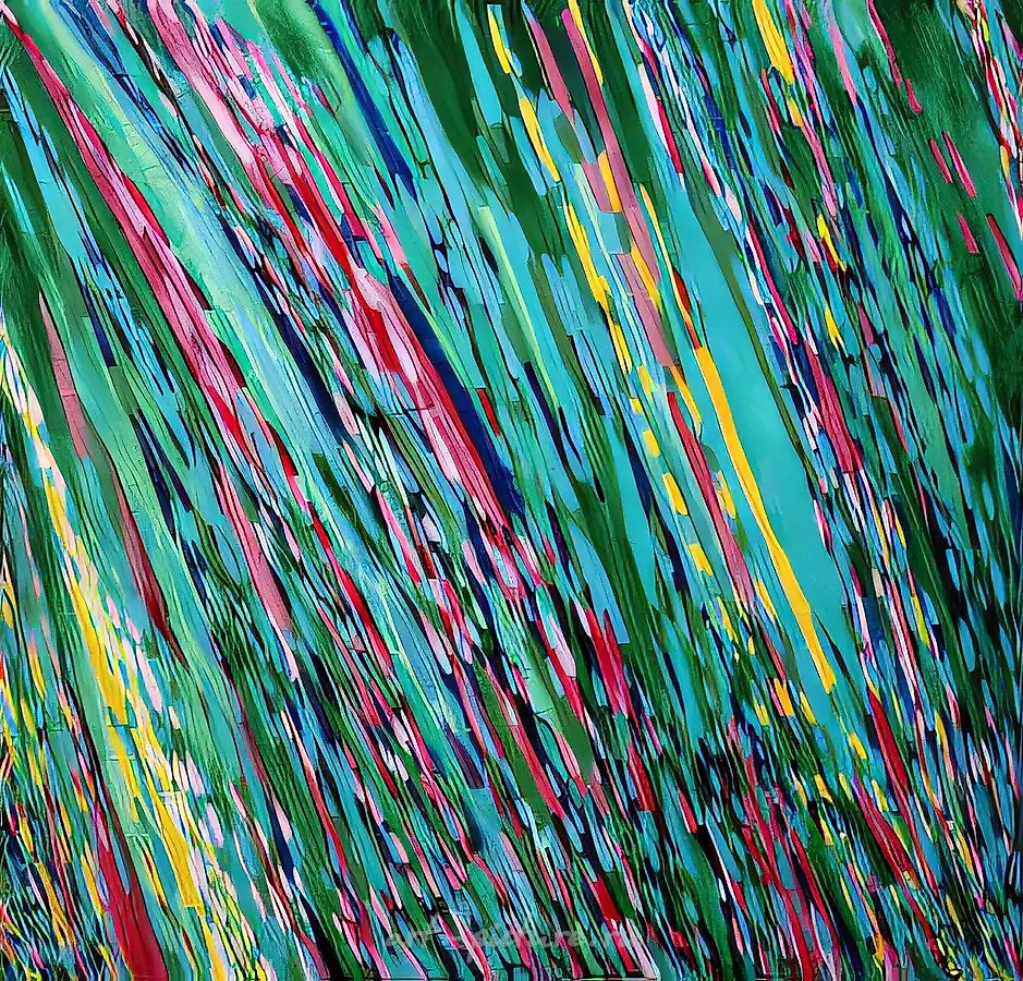 Майский дождь, 1993, холст, масло, 60х60 Собственность автора