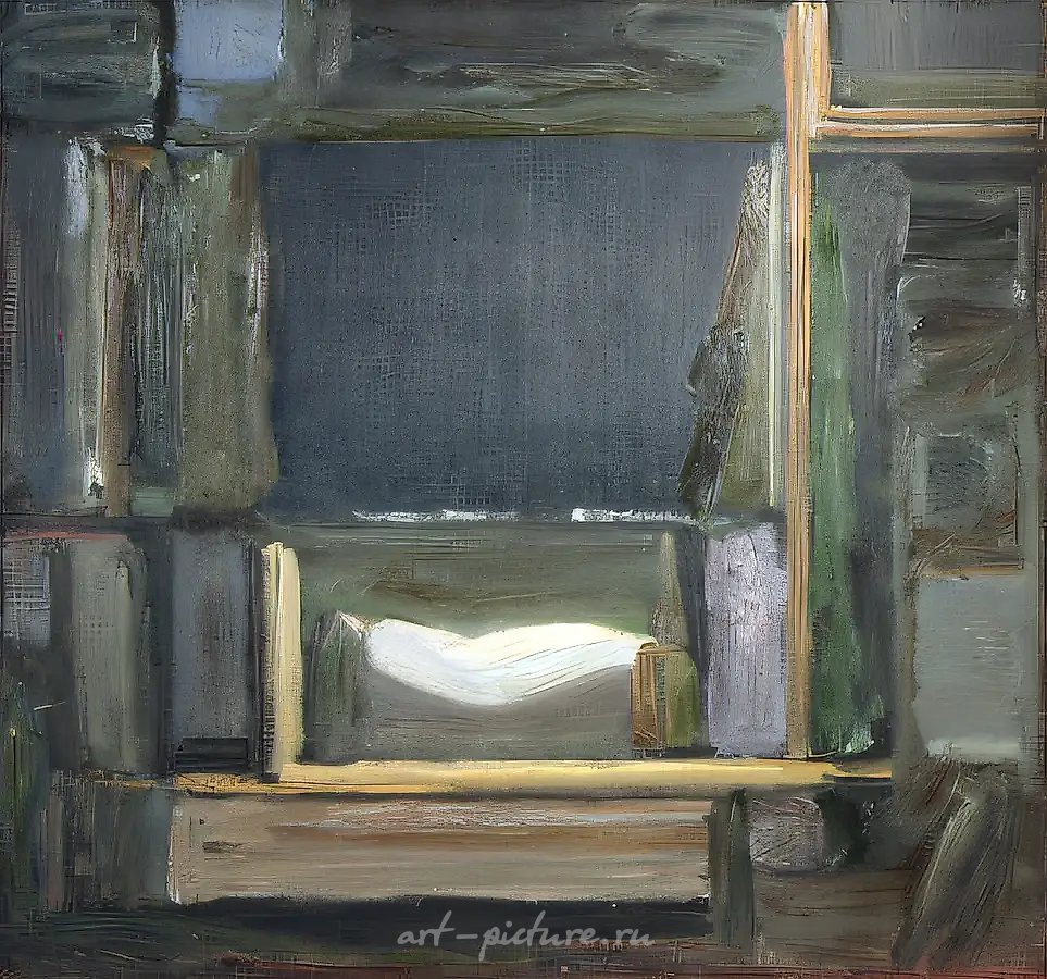 Сон, 1989, холст, масло, 110х120 Собственность автора