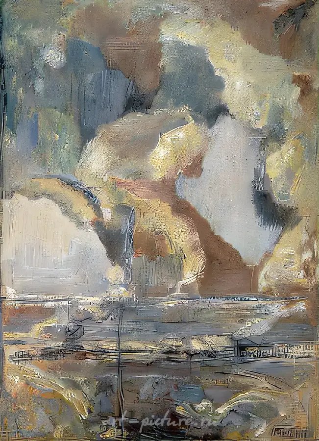 Облако, 1985, холст, масло, 140х105 Собственность автора