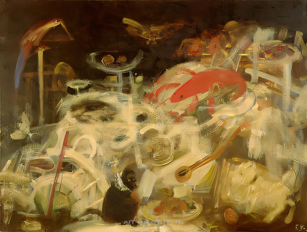 Памяти Снейдерса, 1993, холст, масло, 125х175 Собственность автора