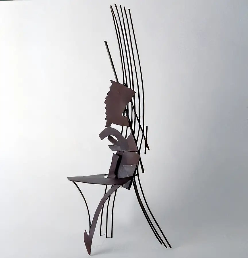 Bye-Bye Black Bird, 1993, сталь, 100х185х75