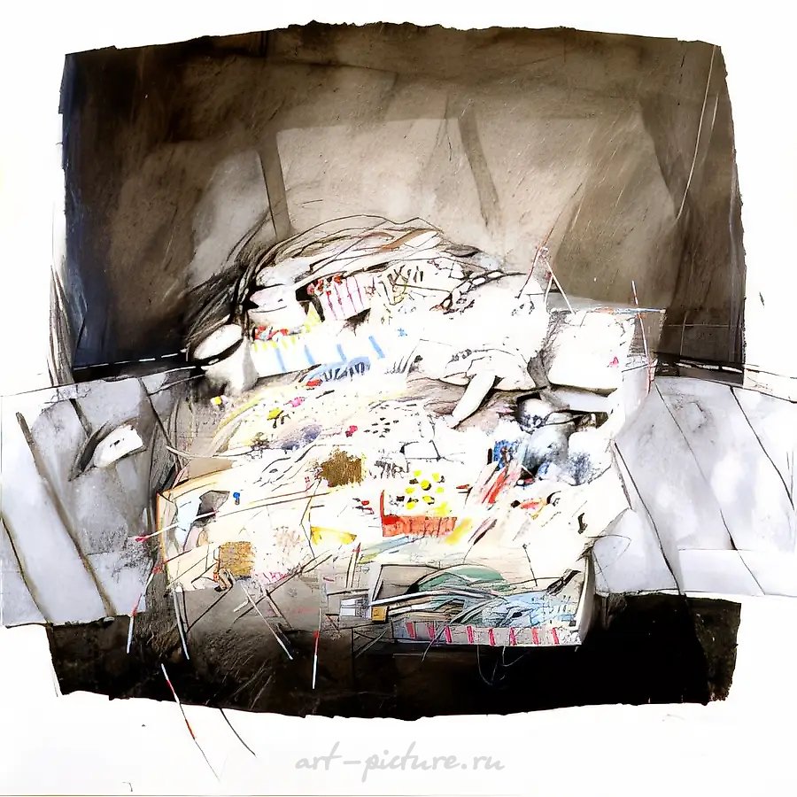 Драгоценности Софи, 1992, бумага, см. техника, 123х120