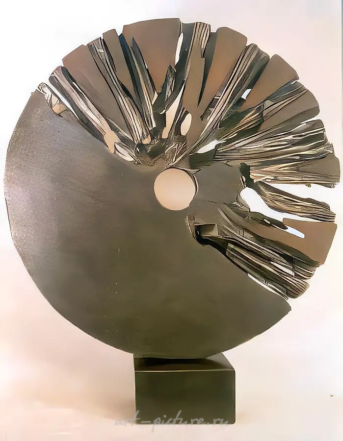 Затмение, 1994, стальная скульптура, D — 70