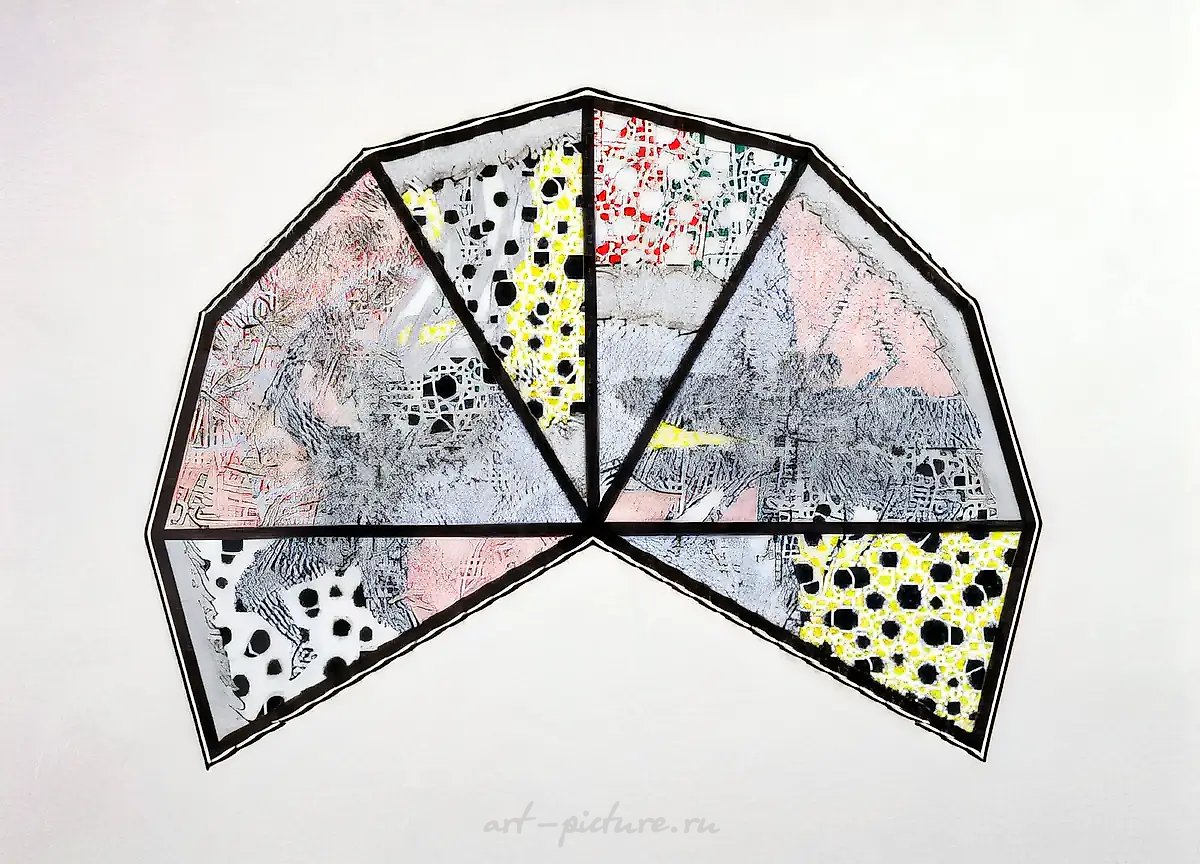Скульптура, 1991, Бумага, картон, тушь, H=120, $1.000, Собрание К.Щукина, Москва