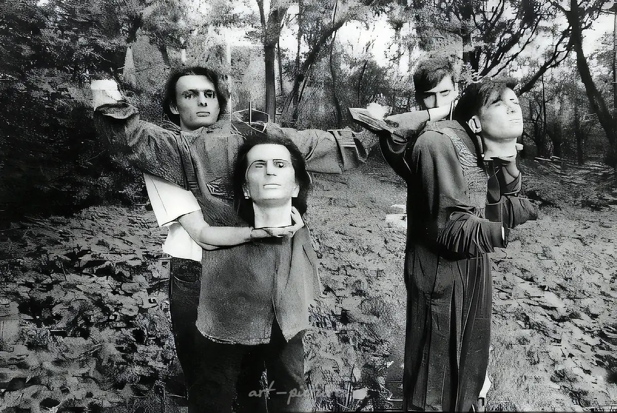 Лукоморье (совместно с К.Преображенским) 20.09.1995, 1995, Фотодокументация перформанса,