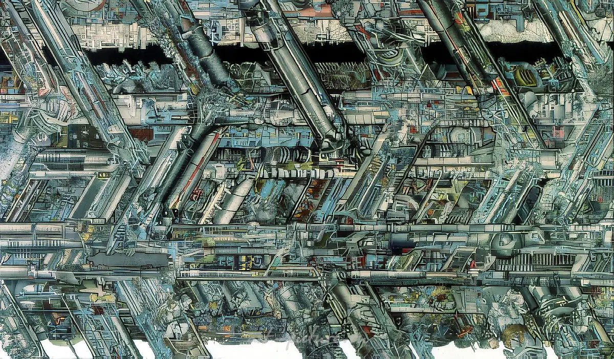 Оверлок, 1986, Смешанная техника, 121х73 Галерея М`АРС, Москва