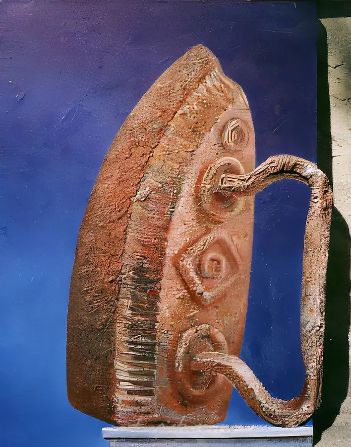 Утюг, 1994, холст, масло, 105х75 Собственность автора