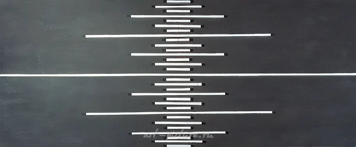 Рождение вертикали, 1962, Пространственный объект, дерево, оргалит, масло, 37х88х1 см Государственная Третьяковская галерея,  Москва