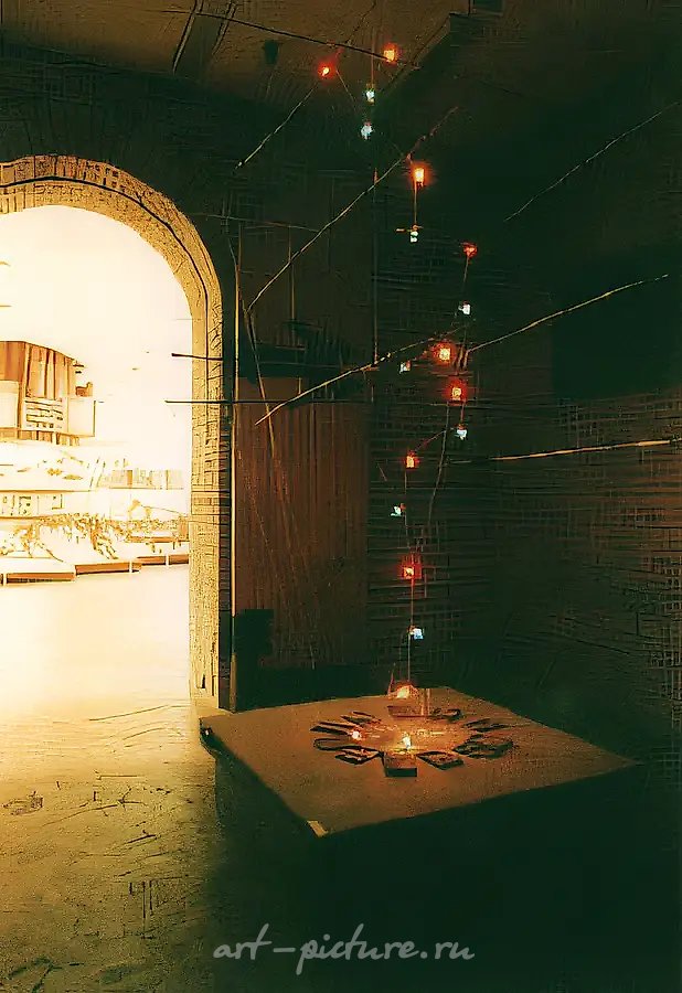 Двойное ужение, 1992, Смешанная техника,   Собственность автора