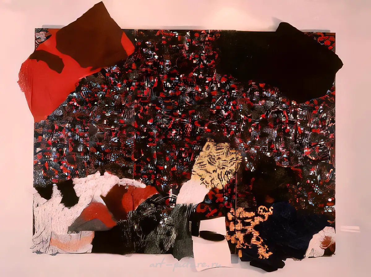 Противостояние (3 части), 1989, Холст, масло, рельеф, 300х400 см Собственность автора