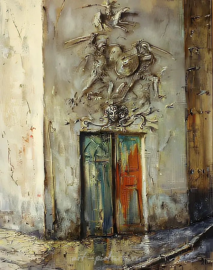 Стена III, 1988, Холст, масло, 150 х 115 см Собственность автора