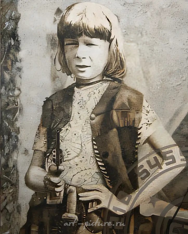 Оружие, которое устарело, 2007, Холст, масло,