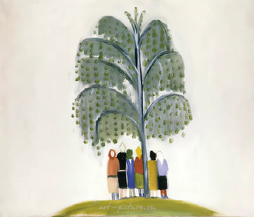 Троица, 1989, Холст, масло, 90х100 см Государственная Третьяковская галерея, Москва
