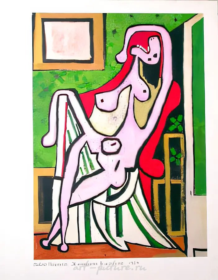 «Пикассо. Женщины в кресле», 1997, холст, масло, 145x110 см