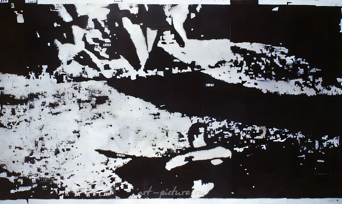 Страж, 1990, Холст, масло, 240х140 см Собственность автора