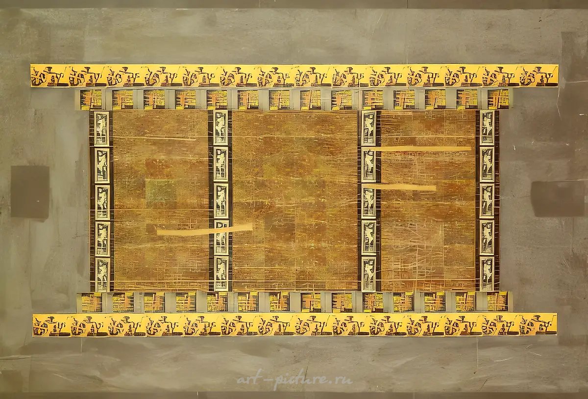 Без названия, 1994, Смешанная техника, 160 х 220 см Собрание Сбербанка, Москва