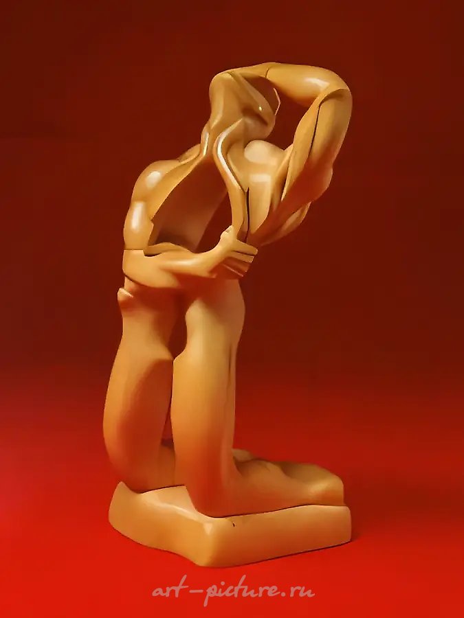 Пустота, 1993, самшит, h 16,5