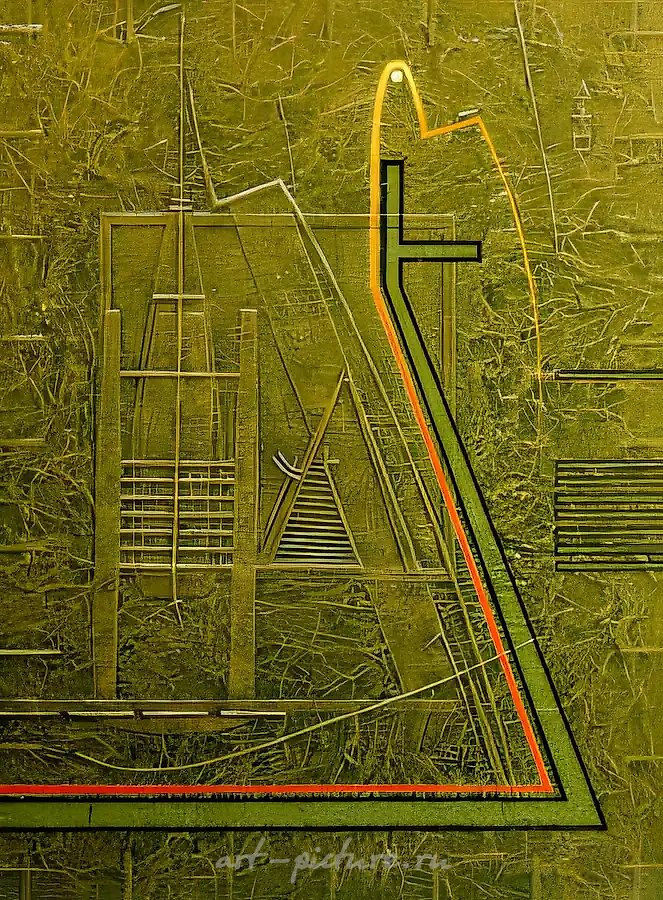 «В компании с Уилсоном», 1993, ДВП, смешанная техника, 79x60. Собственность автора
