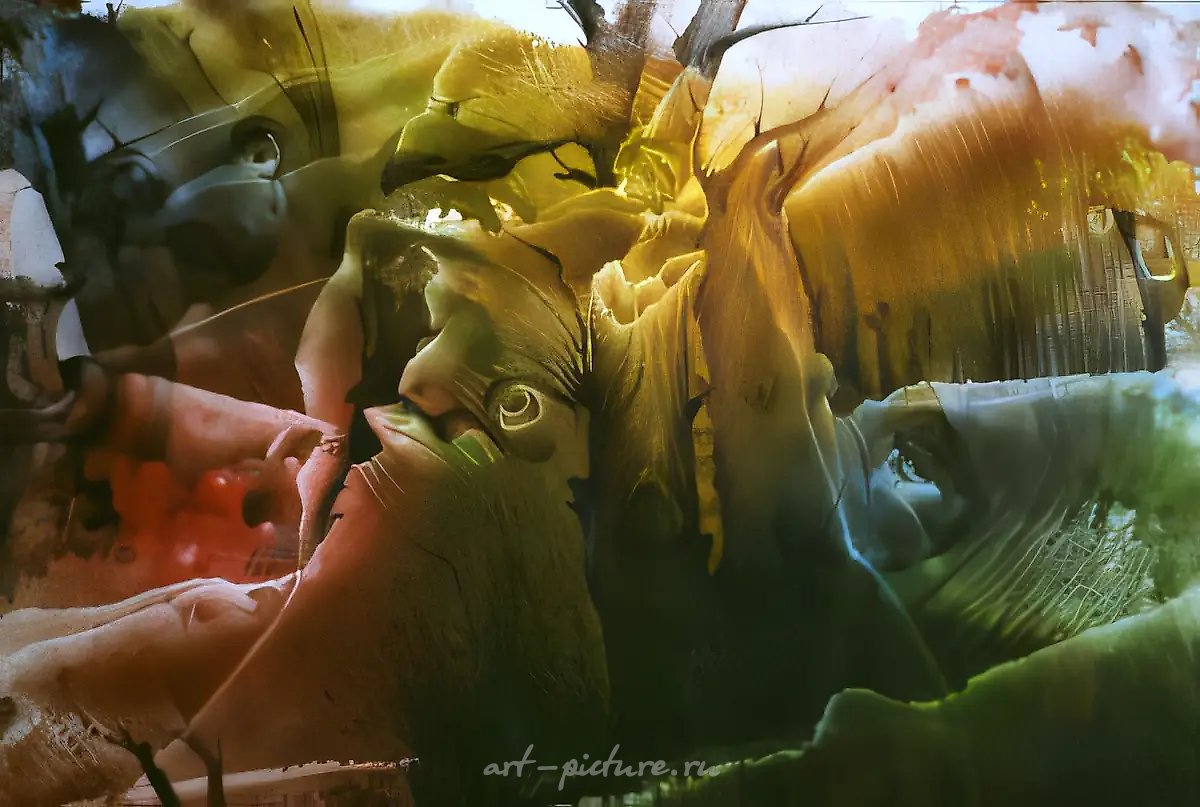 Сновидение № 4, 1995, акварель, картон, гуашь, 30 х 40