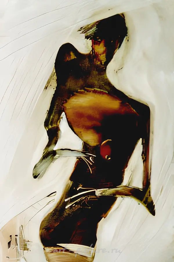 Начало. Композиция-61, 1992, масло на бумаге, 50x70