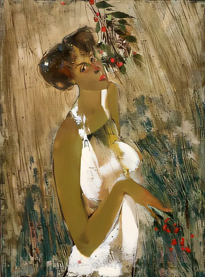Черешенка, 1992, холст, масло, 80х110