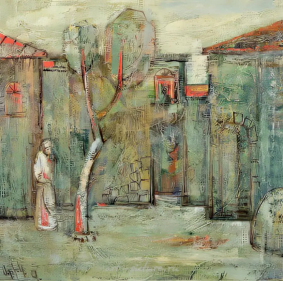 Армянский мотив, 1995, холст, масло, 50 х 50 см Собственность автора