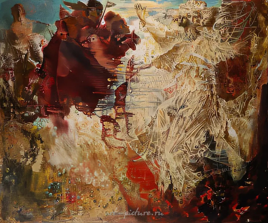 Видение Ангела, 1993, холст, масло, 89х116