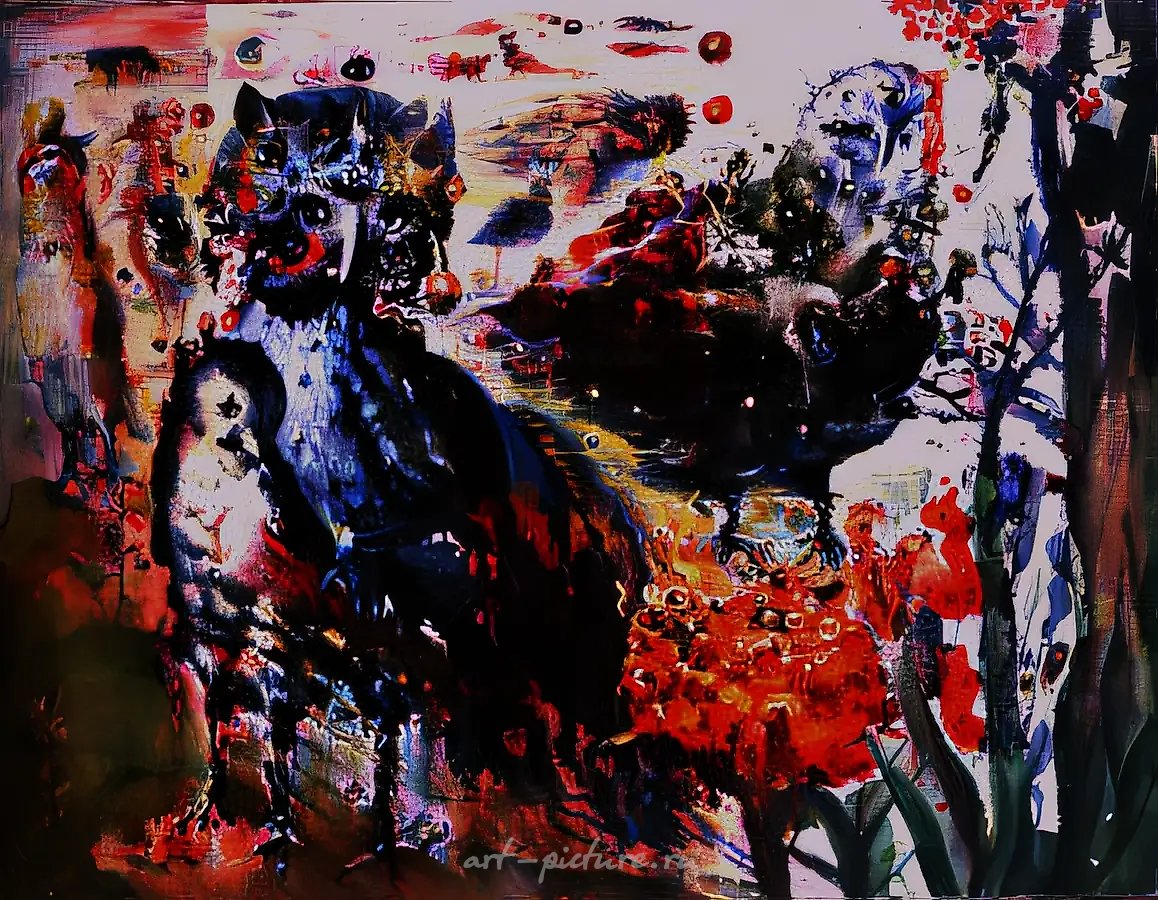 Гнездо красивых птиц., 1980,  холст, масло,  50 х 70   Коллекция галереи "Гороскоп".
