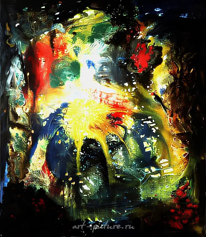 Ладья Харона., 1996,  холст, масло,  119 х 89 Коллекция галереи "Гороскоп".