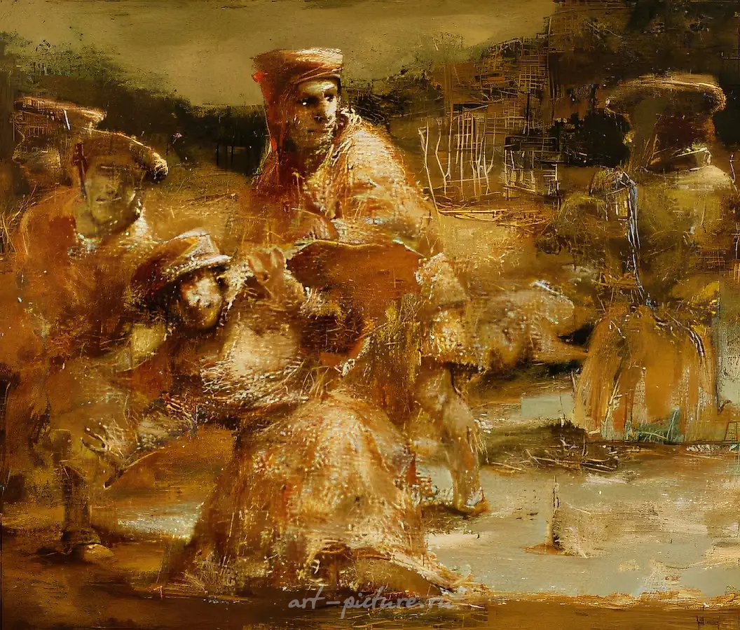 Трясина., 1996, холст, масло, 90 х 105