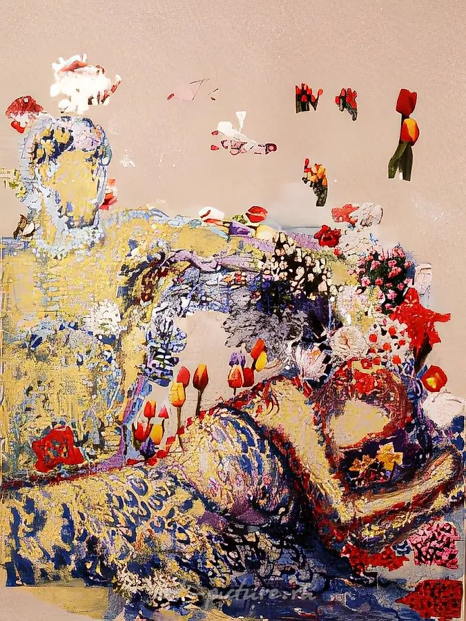 «Рай», 1995, бумага, акварель, карандаш, 50x70