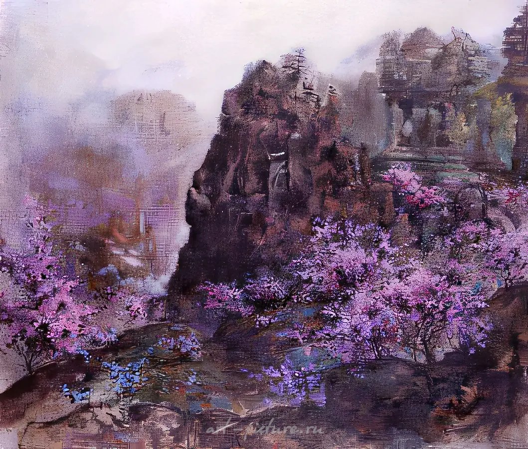 Майская ночь, 1996, холст, масло, 70х80