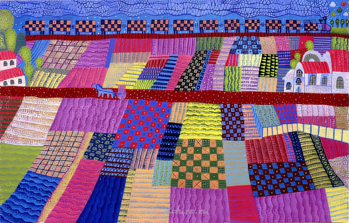 После дождя. Ван Гогу. Из серии «Подарки», 1995, холст, масло, 46x60. Частная коллекция, Швеция
