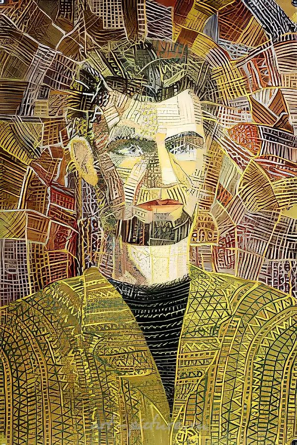 Портрет брата, 1990, бумага, гуашь, 74x56