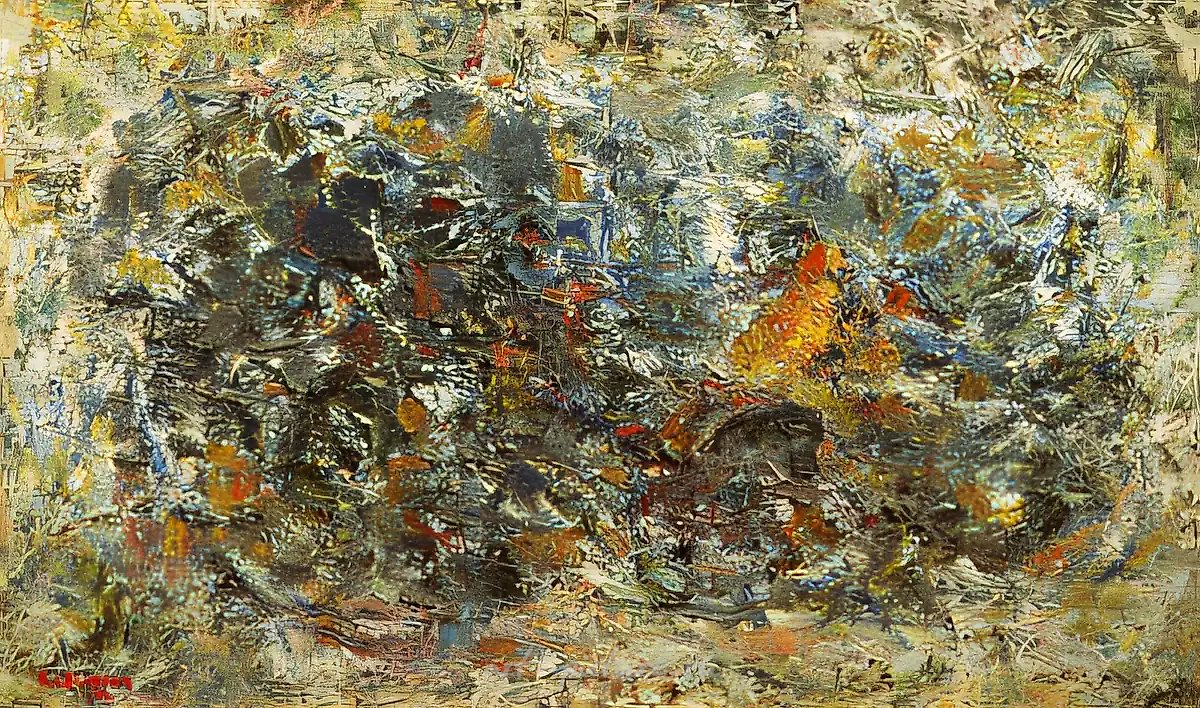 Осенний мотив, 1964, холст, масло, 80х130,5