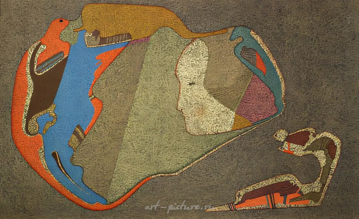 Без названия, 1979, литография, 60х80