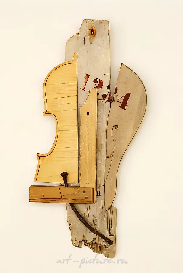 Объект с 6-м гвоздем, 1996, смешанная техника, h 60